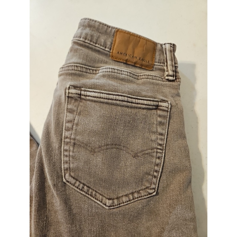 American Eagle Mens Jeans Brown 28x32 Easy Flex Stretch Denim Jean (A1255) - Picture 2 of 10